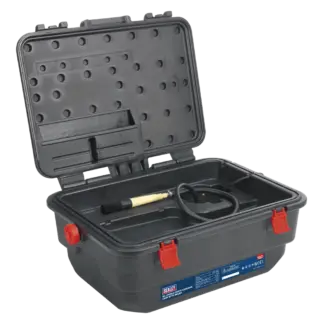 Mobile Parts Cleaning Tank with Brush 16L [SM222]