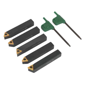 Indexable Lathe Turning Tool Set 10mm 5pc [SM3025CS1]