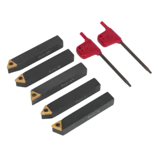 Indexable Lathe Turning Tool Set 8mm 5pc [SM3025CS2]