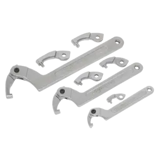 Adjustable C-Spanner Hook & Pin Wrench Set 11pc [SMC2]