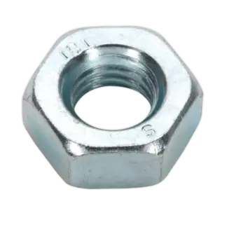 Zinc Plated Steel Nut M10, DIN 934 - Pack of 100 [SN10]