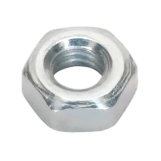 Zinc Plated Steel Nut M4, DIN 934 - Pack of 100 [SN4]