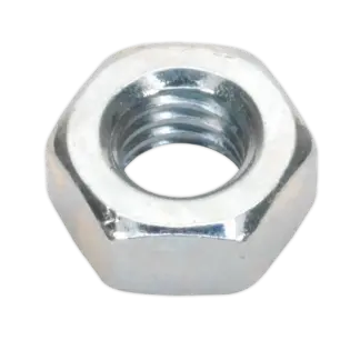 Zinc Plated Steel Nut M6, DIN 934 - Pack of 100 [SN6]
