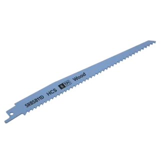 Reciprocating Saw Blade for Clean Wood 200mm 6tpi - Pack of 5 [SRBS811D]