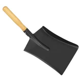 Coal shovel 8" with 228mm Wooden Handle [SS09]