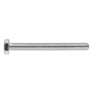8.8 Zinc Plated HT Setscrew M10 x 100mm, DIN 933 - Pack of 25 [SS10100]