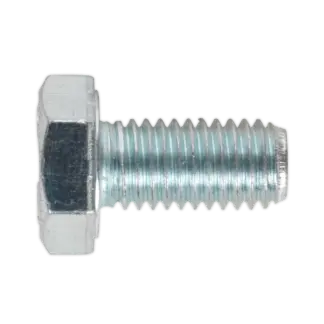 8.8 Zinc Plated HT Setscrew M10 x 20mm, DIN 933 - Pack of 25 [SS1020]