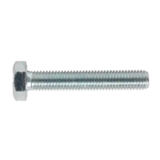 8.8 Zinc Plated HT Setscrew M10 x 60mm, DIN 933 - Pack of 25 [SS1060]