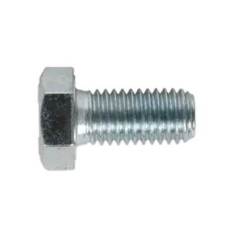 8.8 Zinc Plated HT Setscrew M12 x 25mm, DIN 933 - Pack of 25 [SS1225]