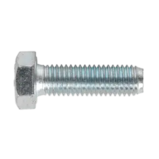 8.8 Zinc Plated HT Setscrew M12 x 40mm, DIN 933 - Pack of 25 [SS1240]