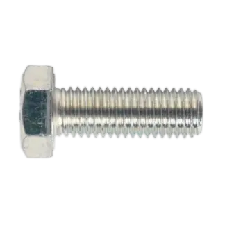 8.8 Zinc Plated HT Setscrew M14 x 40mm, DIN 933 - Pack of 10 [SS1440]