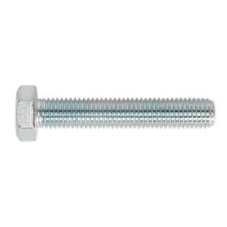8.8 Zinc Plated HT Setscrew M14 x 80mm, DIN 933 - Pack of 10 [SS1480]