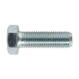 8.8 Zinc Plated HT Setscrew M16 x 50mm, DIN 933 - Pack of 10 [SS1650]