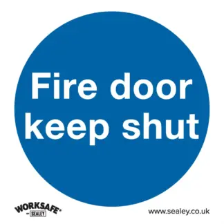 Worksafe® Fire Door Keep Shut Safety Sign - Rigid Plastic [SS1P1]