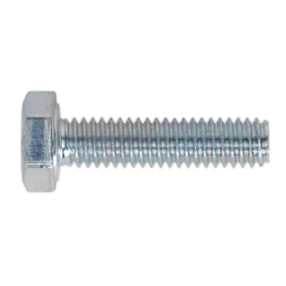 8.8 Zinc Plated HT Setscrew M4 x 10mm, DIN 933 - Pack of 50 [SS410]