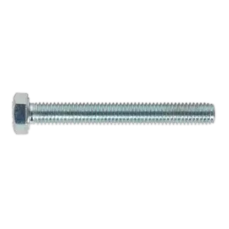 8.8 Zinc Plated HT Setscrew M5 x 40mm, DIN 933 - Pack of 50 [SS540]