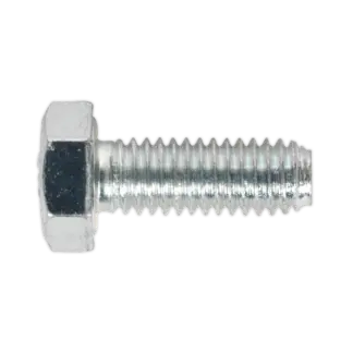 8.8 Zinc Plated HT Setscrew M6 x 16mm, DIN 933 - Pack of 50 [SS616]