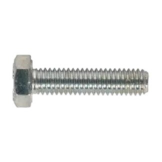 8.8 Zinc Plated HT Setscrew M6 x 25mm, DIN 933 - Pack of 50 [SS625]