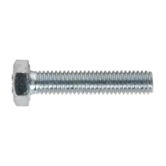 8.8 Zinc Plated HT Setscrew M6 x 30mm, DIN 933 - Pack of 50 [SS630]