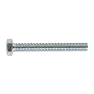 8.8 Zinc Plated HT Setscrew M6 x 50mm, DIN 933 - Pack of 50 [SS650]