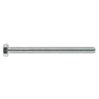 8.8 Zinc Plated HT Setscrew M8 x 100mm, DIN 933 - Pack of 25 [SS8100]