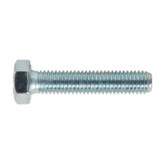 8.8 Zinc Plated HT Setscrew M8 x 40mm, DIN 933 - Pack of 50 [SS840]