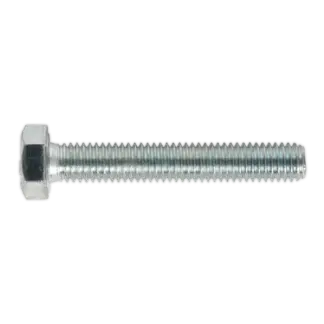 8.8 Zinc Plated HT Setscrew M8 x 50mm, DIN 933 - Pack of 50 [SS850]