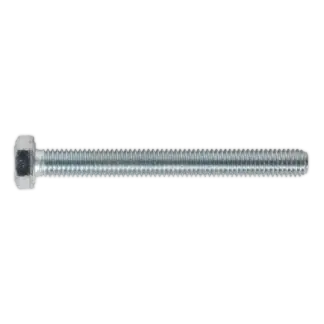 8.8 Zinc Plated HT Setscrew M8 x 75mm, DIN 933 - Pack of 25 [SS875]