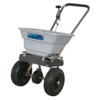 Stainless Steel Broadcast Salt Spreader 37kg Walk Behind [SSB37W]