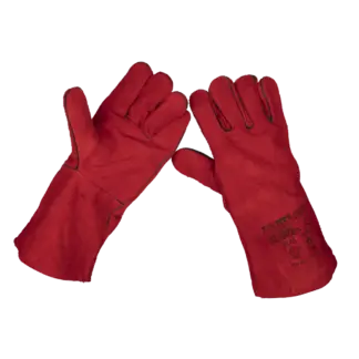 Leather Lined Welding Gauntlets - Pair [SSP141]