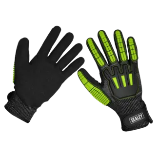 Cut & Impact Resistant Gloves, X-Large - Pair [SSP39XL]