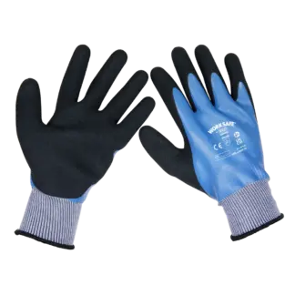 Worksafe® Waterproof Latex Gloves, Large - Pair [SSP49L]