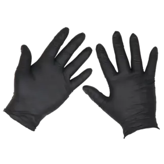 Extra-Thick Powder-Free Disposable Nitrile Gloves, X-Large - Pack of 100 [SSP60XL]