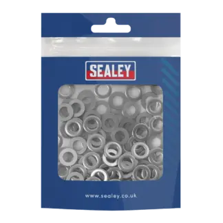 Flat Washer Stainless Steel M6, DIN 125 - Pack of 100 [SSW6]