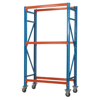 2-Level Mobile Tyre Rack 200kg Capacity Per Level [STR007]