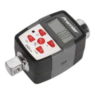 Premier Digital Torque Adaptor with Angle Function 1/2"Sq Drive 20-200Nm [STW291]