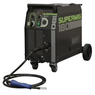Professional Gas/Gasless MIG Welder with Binzel® Euro Torch 180A 230V [SUPERMIG180]