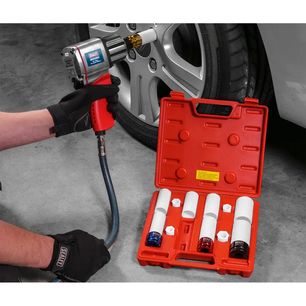 Alloy Wheel Impact Socket Set 1/2"Sq Drive 4pc [SX030] - Image 5