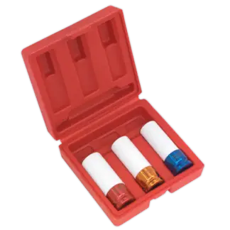 Alloy Wheel Impact Socket Set 1/2"Sq Drive 3pc [SX031]