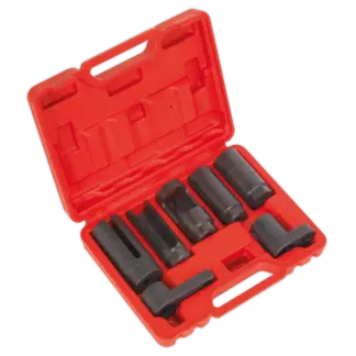 Oxygen Sensor Socket Set 3/8" & 1/2"Sq Drive 7pc [SX032]