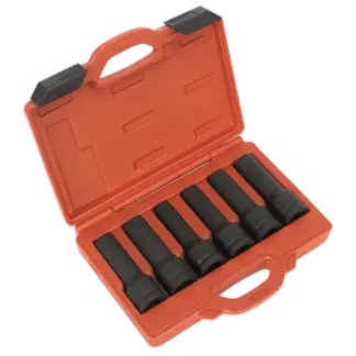 Impact & TRX-Star* Female Deep Socket Set 3/4"Sq Drive 12-Point 6pc [SX099]