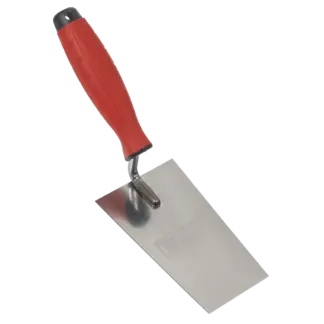Stainless Steel Filler Trowel with Rubber Handle 140mm [T1208]