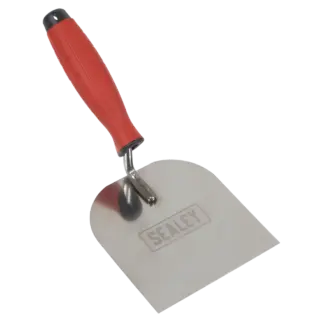 Stainless Steel Margin Trowel with Rubber Handle 120mm [T1706]