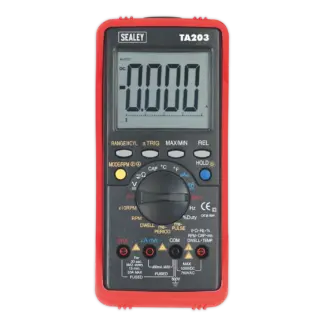 15-Function Digital Automotive Multimeter with Bar Graph/PC Link [TA203]