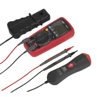 15-Function Digital Automotive Multimeter with Inductive Coupler/Infrared Temperature Probe [TA304]
