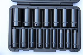 Franklin 16 pce 6 pt Deep Impact Socket Set 3/8" dr
