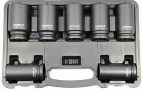 Franklin 7 pce 6 pt Deep Impact Socket Set 3/4" dr