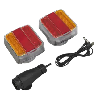 13-Pin Wireless SMD LED Trailer Light Set 2pc [TB183LEDW]