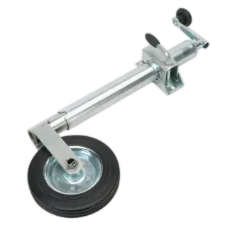 Jockey Wheel & Clamp 50mm - 200mm Solid Wheel [TB37]