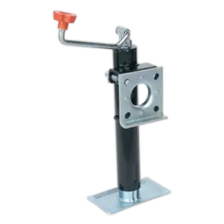 Trailer Jack with Weld-On Swivel Mount 250mm Travel - 900kg Capacity [TB373]